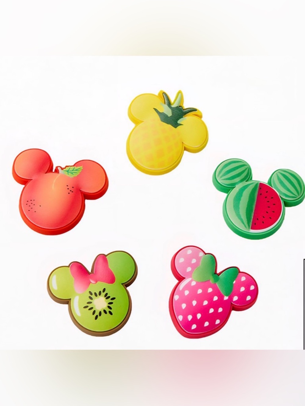NWT: Mickey Mouse Scented Fruit Jibbitz Set #1
